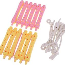 CALANDIS™ 12x Hair Curler Clamps Hairdreser Perm Rods Hair Styling DIY Tool 7 x 1.2cm | Rollers & Curlers | Hair Care & Styling-image-60