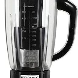 Delight ABS Plastic Juicer Jar with Fruit Filter for Mixer Grinder Capacity 1500ML Transparent, Black-10