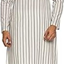 Crafts Men's Cotton Kurta Set with Dobby Texture in White Color (2pcs)-image-62