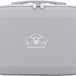 GetZget Nylon Carrying Case Bag For Dji Mini 4 Pro & Accessories - Compact Travel Protection Case (Grey)-picture-13