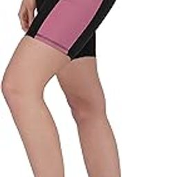 Neu Look Women Color Block Biking Shorts with Side Pockets (Blush, Size - 2XL)-image-9