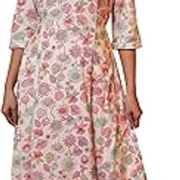 Women's Rayon Regular Fit Floral Print Flared Kurta-image-38