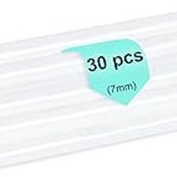 GLUN® Glue Sticks, 7mm Transparent Glue Gun Sticks, 30 Piece for DIY Craft Work, Gift Decoration Electronics Repairing & Home Use-1
