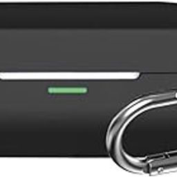 Cocoonkart Soft Silicone Case Cover Compatible for Realme Buds Air 7 (Black)-27