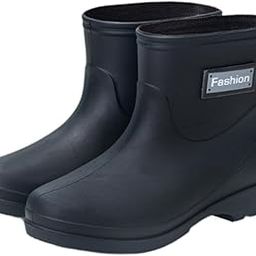 CALANDIS® Women's Rain Boots Fashion Anti Slip Rainboots for Cycling Outside Traveling | Clothing Shoes & Accessories | Womens Shoes | Boots-image-90