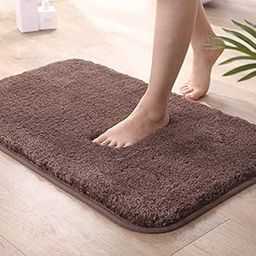 A Cube Luxury Solutions Soft Microfiber Anti-Skid Bath Mat Rug 40x60 cm Solid 1800 GSM Microfiber Bathmat Super Absorbent/Anti-Skid Mats for Bathroom/Door Mat/Kitchen/Floor-image-5