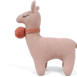 Pluchi Sweet Llama - Cotton Knitted Stuffed/Plush/Soft Toy for Babies and Kids 20x18 cm (Shell)-picture-0