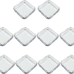 MYADDICTION 10 Pieces Press on Nail Storage Box Nail Packing Box for Home Use Nail Salon Clear-50