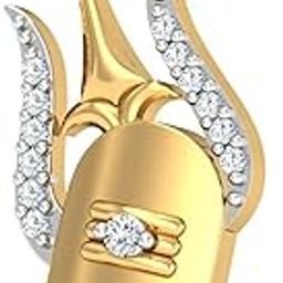 Pearls Shiv trishul Gold and Rhodium Plated Alloy God Pendant for Men & Women Made with Cubic Zirconia-image-69