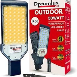 Dreamlux Led Street Light 50w | Waterproof Lens Technology | Excellent Quality 50 Watt Led Street Light for Home | Outdoor Street Light | Street Road Lights Lamp (Warm White, 50 Watts, Pack-1)-picture-14
