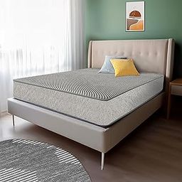 Rosebell Dual Comfort-Mattress (78X47X6) Breathable Knitted Fabric 6 Inch Double Size Mattress, Medium Firm-image-33