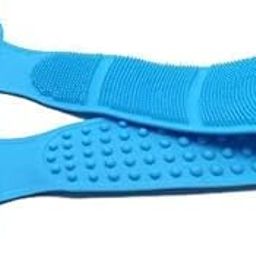 LAVNIK Silicone Bath Towel Dual Side Back Scrubber Belt Body Bath Brush Cleaning Tools Massage Brush and Massager Shower Belt Double Sided Shower Exfoliating Belt for All Kinds of Skin (Multi color)-image-10