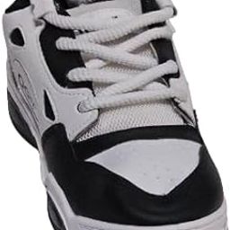 Men's PU Shoes, Black/White-picture-11