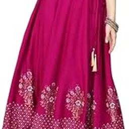 Women Printed Long Rayon Skirt for Women & Girls, Stylish Ethnic Jaipuri Skirt for Daily & Office Wear-image-65