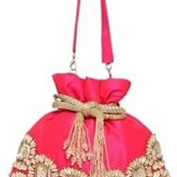 Designer Potli Bag with Mirror Work – Traditional Indian Pouch for Celebrations-image-23