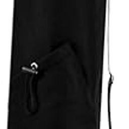 LOOM TREE® Yoga Mat Bag Gym Bag Lightweight Yoga Mat Carrier Bag for Office Yoga Travel Black | 1 Yoga Mat Bag | Material ~ PVC | Color ~ Black-image-63
