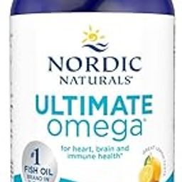 Nordic Naturals Ultimate Omega 3 Fish Oil Liquid | High Potency Omega 3 Fatty Acids Supplement For Men & Women | 2840 Mg Omega 3 Fish Oil EPA & DHA | Promotes Brain & Heart Health | Lemon Flavour 4 Oz-25