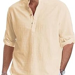 Men Pure Cotton Slim Fit Full Sleeve Short Kurta | Super Soft Stylish Kurta for Any Occasions (KRTBTN20)-image-14