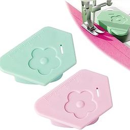 Xfopz Magnetic Seam Guide for Sewing Machine, Multifunctional Polygonal Hemmer Guide with Scale, Universal Sewing Accessories & Supplies for Magnet Making Machine-27