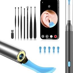 VAMISA Hd Ear Wax Removal Tool With Camera – 1080p Ear Cleaner With 6 Replaceable Tips For Kids & Adults, Led Light & App Connectivity For Phone/Android-image-4