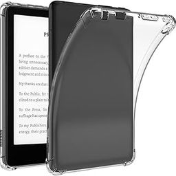 Clear Case Compatible with 6 inch All-New Kindle (11th Generation,2022 Release), Lightweight Slim Corner Protection Bumper Back,Shockproof,Soft Scratch Proof,Transparent Cover Skin TPU, Clear-image-75