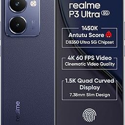 realme P3 Ultra 5G (Neptune Blue, 8GB RAM, 128GB Storage) | Dimensity 8350 Ultra | 50MP+8MP Camera | 16MP Front | 6.83” 120Hz AMOLED | 6000mAh Battery | 80W Fast Charging | Up to 16GB RAM Expansion-59