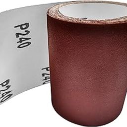 Harden Abrasive 240 Grit Sanding Roll 3.66"/93mm - 5 Metres Long, Aluminium Oxide Abrasive Sand Paper Dry Waterproof | For Automotive, Sanding Metal, Polishing Wood - 611958-14