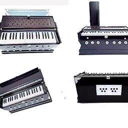 KHALSA MUSICAL harmonium bass+male two reeds, finish lacquer, 7 stopper (5 stops 2 drones) Professional Harmonium-12