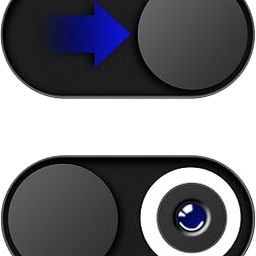 JiSiTeCai Webcam Cover Slider [4-Pack], 0.02 Inch Slim Metal + Magnetic Sheet Webcam Cover for MacBook Pro, iMac, Laptop, PC, iPad Pro, iPhone, for Your Visual Privacy [Black]-17