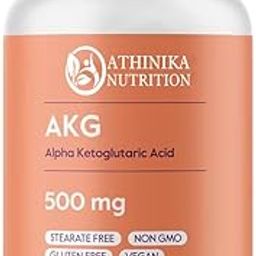 AKG (Alpha Ketoglutaric Acid) 1000mg per Serving (240 Vegetarian Capsules) - No Stearates - Vegan - Non GMO - Gluten Free - AKG Supplement-image-93