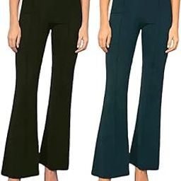 High Waist Bell Bottom Trouser/Wide Leg Trouser/Flared Trouser/Flared Bootcut Trouser for Women & Girls-image-85