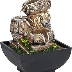 MERISHOPP Tabletop Fountain with Pump Elegant Water Fountain for Restaurant|Home & Garden|Home D?©cor|Indoor Fountains-image-80