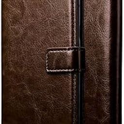 XORB Vintage Flip Cover Casses for Samsung F13 | Inner TPU | Foldable Stand | Wallet Card Slots(Coffee)-26