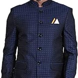 Poly Viscose (by Raymond's Ethnic) Green Bandhgala-image-15