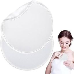 Reusable Nursing Pads, Washable Breastfeeding Pads, White, Pack of 4-image-34