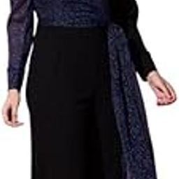 AONE Clothing Women's V-Neck Viscose Crepe Blend Solid Full Sleeve Long Jumpsuit with Attached Dupatta-picture-24