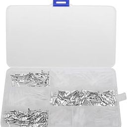 ATORSE™ 150 Sets 2.8Mm 4.8Mm 6.3Mm Female Spade Crimp Terminals With Sleeves Silver|Business & Industrial | Fasteners & Hardware | Fasteners & Hardware-14