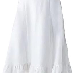 Women's Rayon Cotton Long Frill Skirt with Long Flare and Side Zip.-image-75
