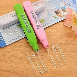 DBTC LED Flashlight Ear Wax Removal Tool Kit, 2 Pcs,Illuminated Earwax Removal Kit , Flashlight Ear Wax Remover Tool, Pink and Green-image-99