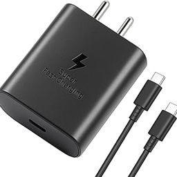 45w Type-C Super Fast Charger Adapter & Cable Compatible with Samsung Galaxy S25/S24/S23/S22/S21(Ultra/Plus/Fe),A35/M56/M35/M16/M06/M05/A56/A55(S,M,F,Z,A).Supports All Series & Other USB-C Device.-19