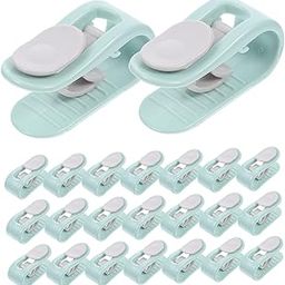 TOGEVAL 50pcs Quilt Cover Clips Versatile Blanket Fasteners for Bedding Mattress Pads and Tablecloths Securely Holds Place Easy to Use Safe Design Fresh Green-image-23