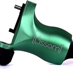 Utopian Lissom V2 Rotary Tattoo Machine Carbon Steel Machine with grip for Tattoo Artists Professional Tattoo Gun (Green)-image-3