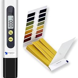 AMPEREUS® Digital TDS Meter & pH Testing Strip for Home | Total Dissolved Solid Meter, Water Purity Tester, pH Paper, Litmus Paper for pH Testing, Water Quality Tester-10