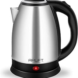 Airlift Edward 1.8L Electric Kettle | 1500 Watts with Stainless Steel Body | Silver Black | 360 Cordless Operation with Extra Long Cable-image-96