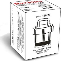 Hawkins Brass Vent Weight/Pressure Regulator For All Hawkins Pressure Cookers From 1.5 Litre To 12 Litre, Silver, Standard (H10-20), 1.5 Liter-image-42