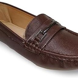 Women’s Loafers & Pumps | Stylish Slip-On Shoes | Cushioned Comfort | TPR Sole | Metal Buckle Detail-image-37