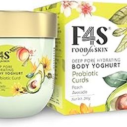 F4S FoodforSkin Body Butter For Skin, Deep Pore Hydration Yoghurt | Superfoods Avocado & Peach Moisturizer |Probiotic Ingredients |Winter Hydration, Skin Repair, Anti-ageing & Glow |All Skin-200 ml-21