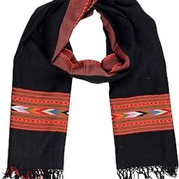 Loom Himalaya Pure Wool Kullu Handloom Stole/Scarf For Women/Girls-43
