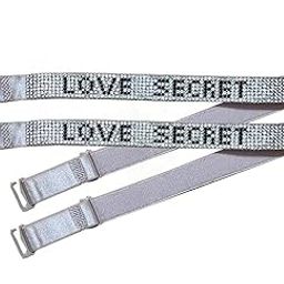 1 PAIR Rhinestone Silver Bra Straps Decorative Bra Straps of Single Row Crystal Rhinstone Bra Underwear Straps Dress Straps for Strapless Dress (WHITE)-image-74