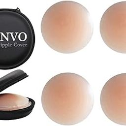 Women's Reusable Nipple Cover - Silicone Nipple Cover Bra Pad - Adhesive Reusable Nipple Pads - Thin Silicone Nipple Cover Pasties (2)-image-88